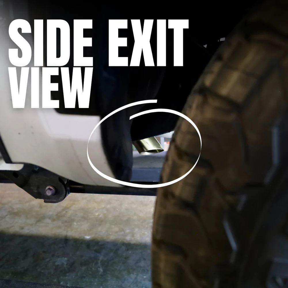 2024-2025 Toyota Tacoma Carven Exhaust Max Clearance Dump Exit Kit