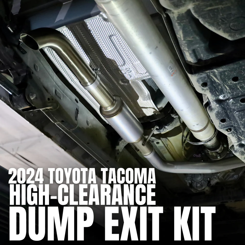 2024-2025 Toyota Tacoma Carven Exhaust Max Clearance Dump Exit Kit