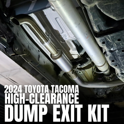 2024-2025 Toyota Tacoma Carven Exhaust Max Clearance Dump Exit Kit