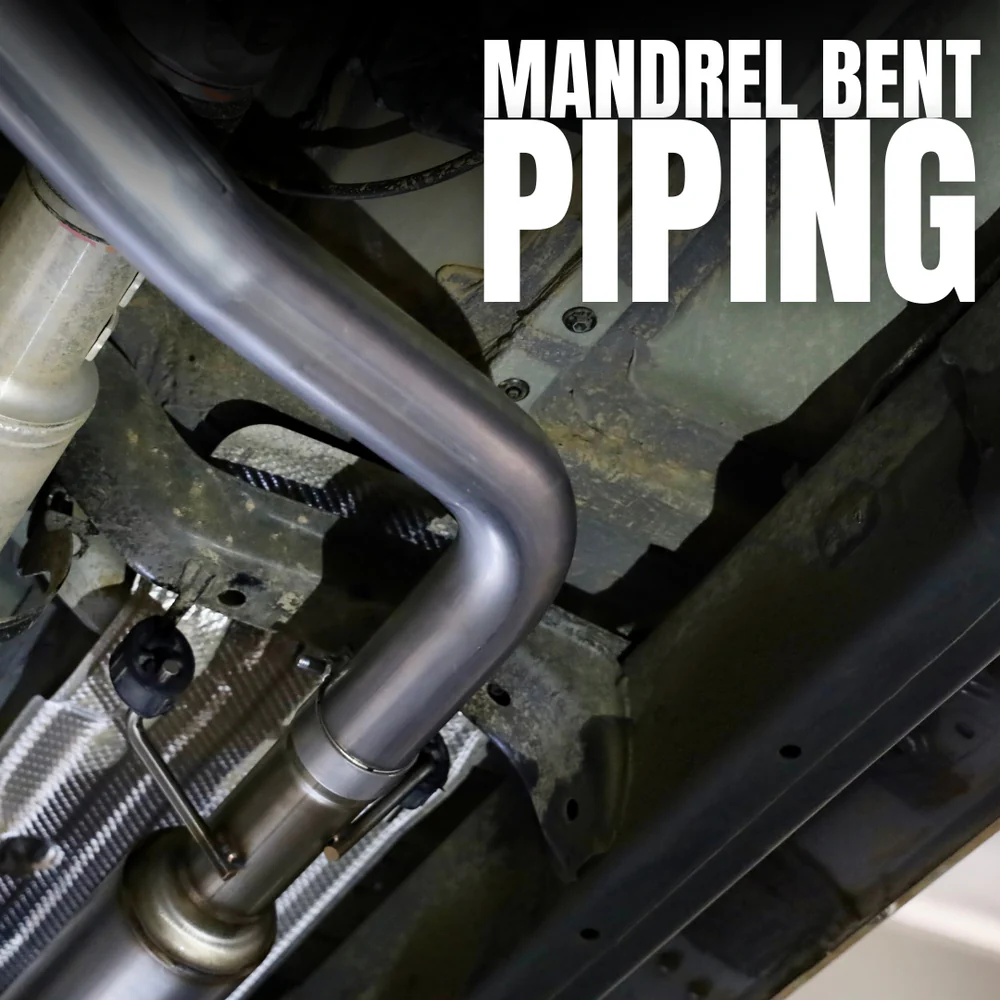 2024-2025 Toyota Tacoma Carven Exhaust Max Clearance Dump Exit Kit